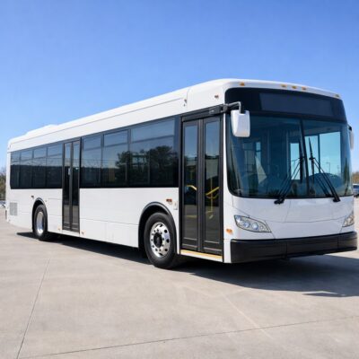 Transit bus with diesel DEF SCR system