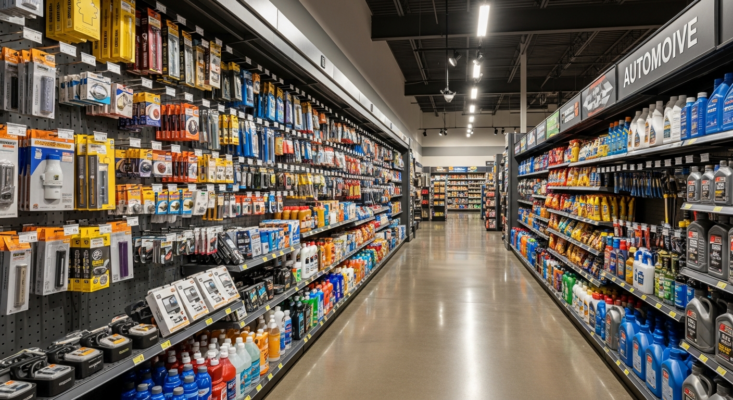 Truck stop retail store with DEF products